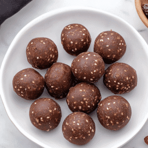 date brownie balls no-bake recipe