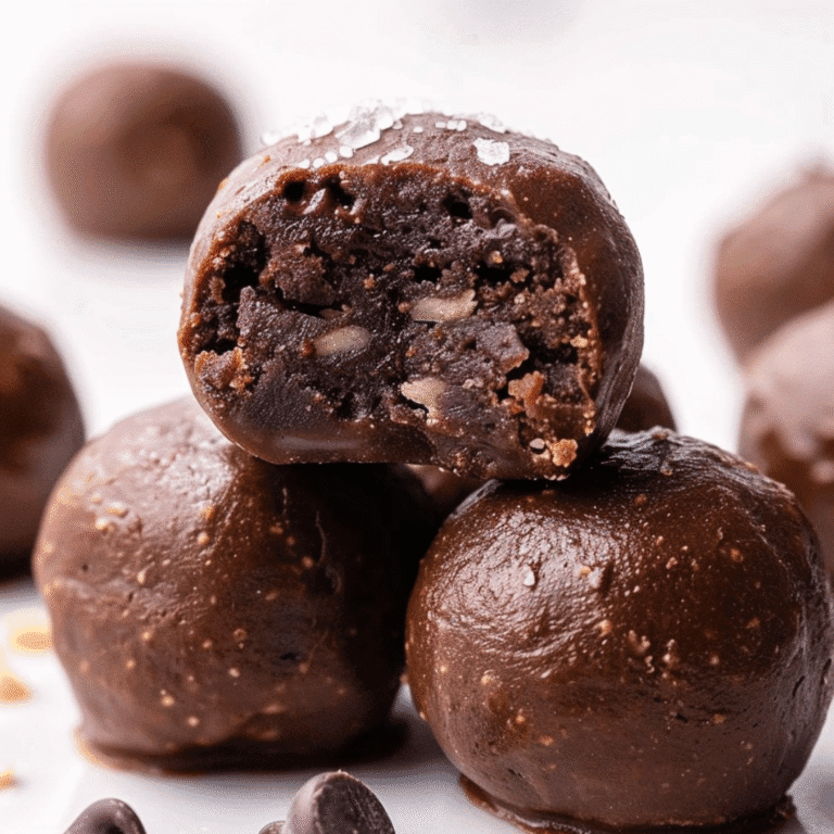 No Bake Date Brownie Bites Made with Cocoa, Peanut Butter, and Medjool Dates
