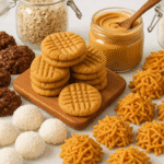 Classic no bake cookie recipes featured collection with peanut butter, chocolate, and coconut cookies - main recipe photo