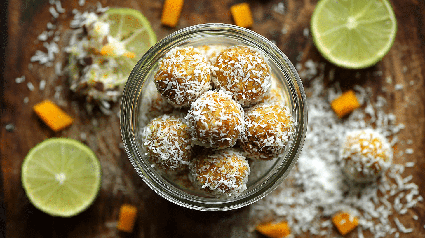 Mango Coconut Energy Balls – Tropical Energy in 15 Minutes