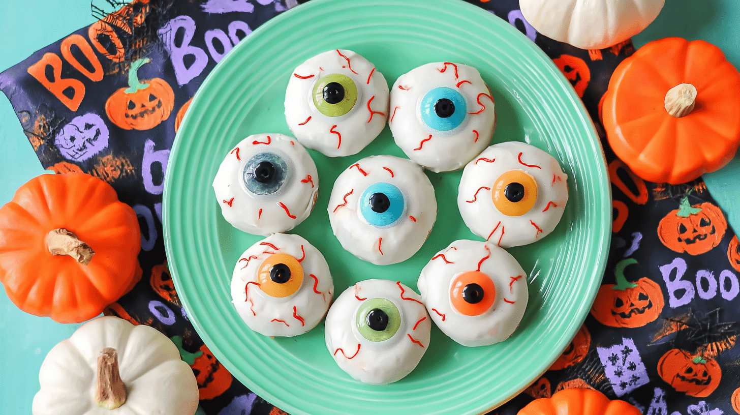 No Bake Cookies with Candy Eyes: Spooky Fun Every Child Can Create