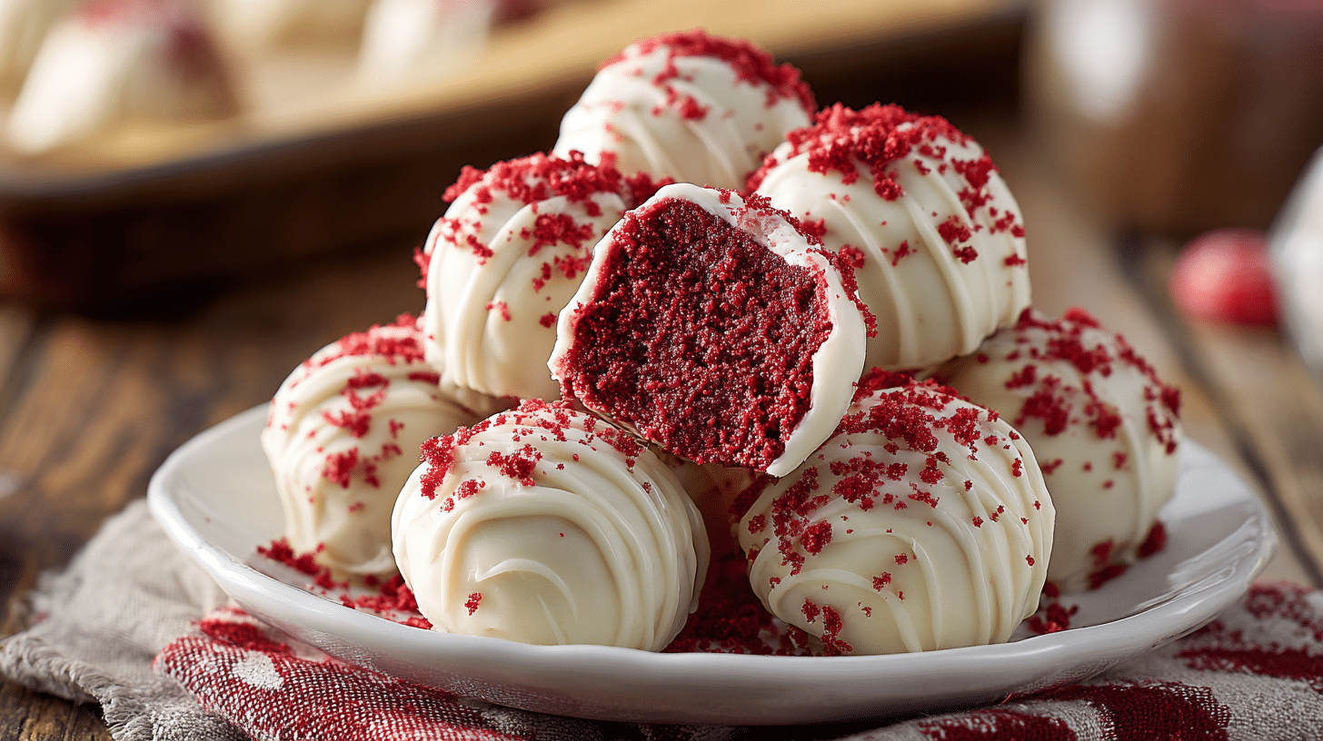 Red Velvet No Bake Bites – Creamy, Festive & Set Perfectly