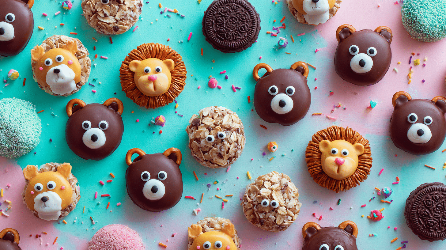 Animal-Themed No-Bake Cookies Kids Will Go Crazy For