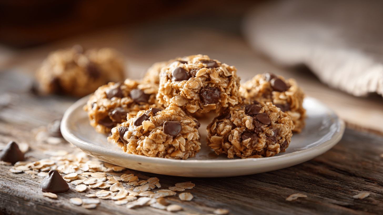 Chocolate Chip No-Bake Cookies for Kids