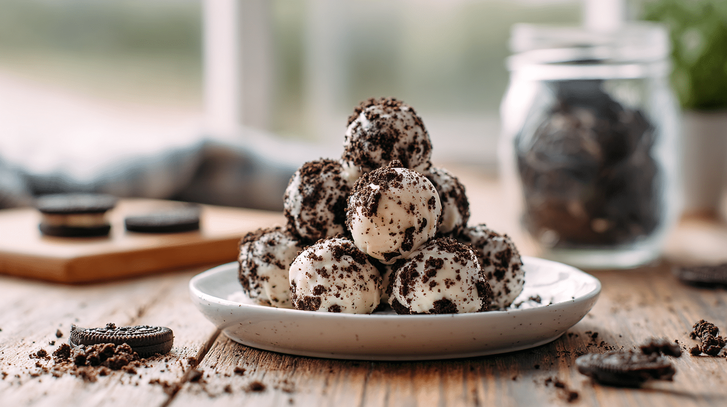 Cookies and Cream No Bake Bites – Ready in 15 Minutes