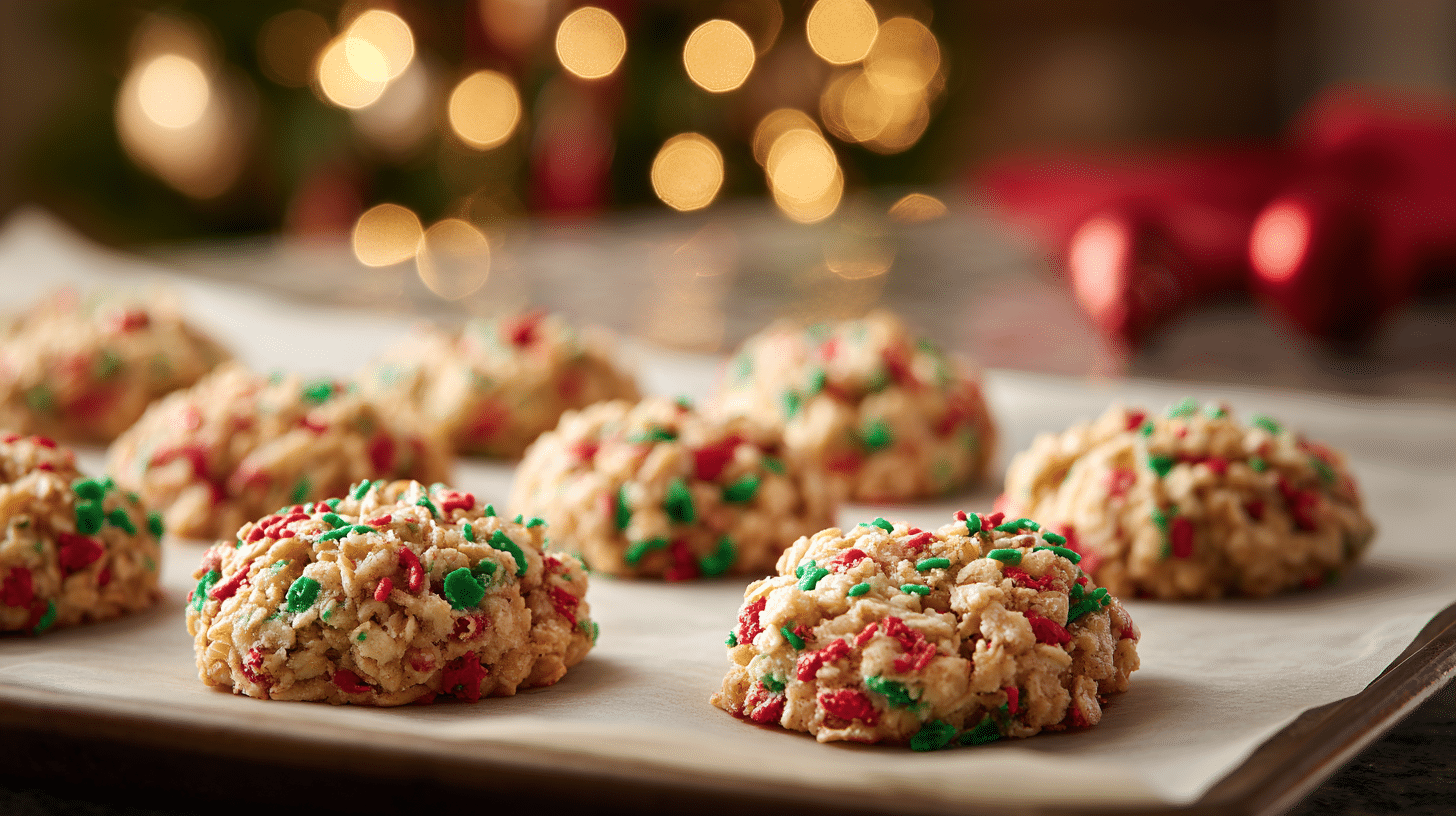 Holiday Confetti No Bake Cookies – Festive & Ready in 30 Minutes