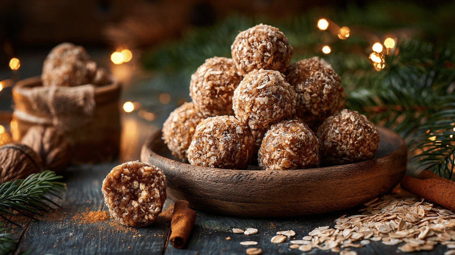 No-Bake Holiday Spice Energy Balls – Ready in 15 Minutes