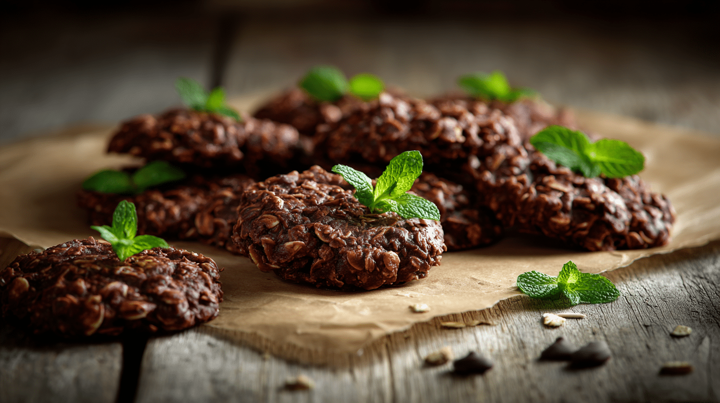 No-Bake Mint Chocolate No Bake Cookies – Fudgy & Ready in 20 Minutes