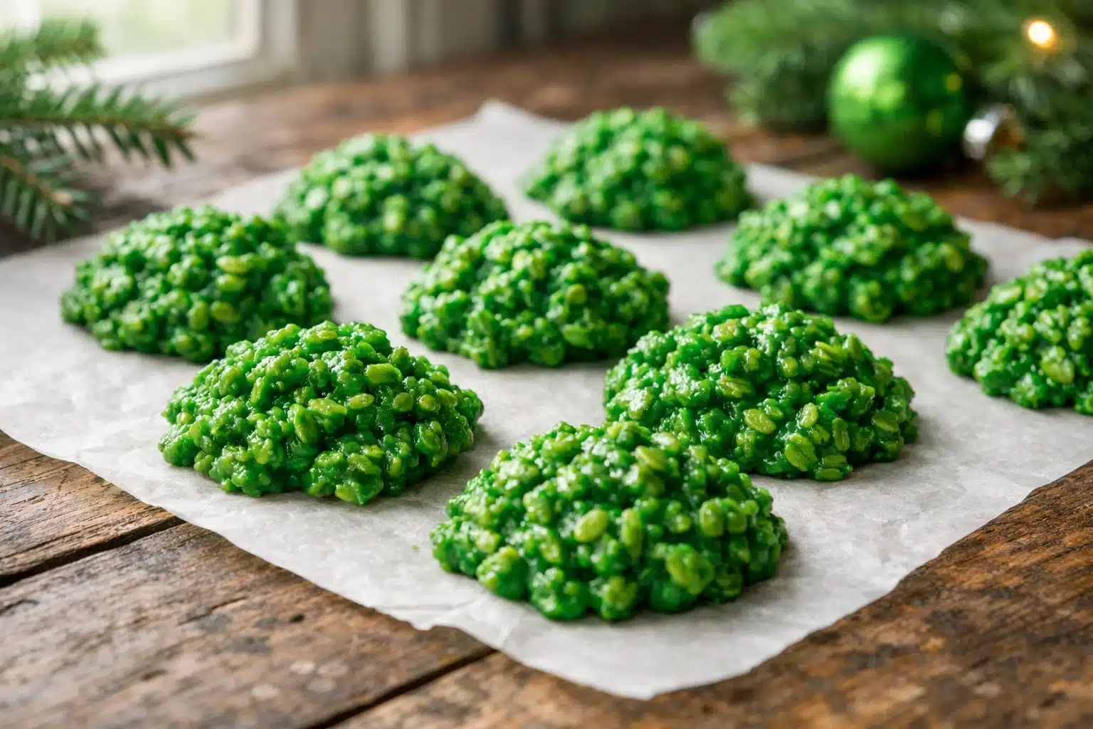 No Bake Cookies with Green Food Coloring – Festive & Easy