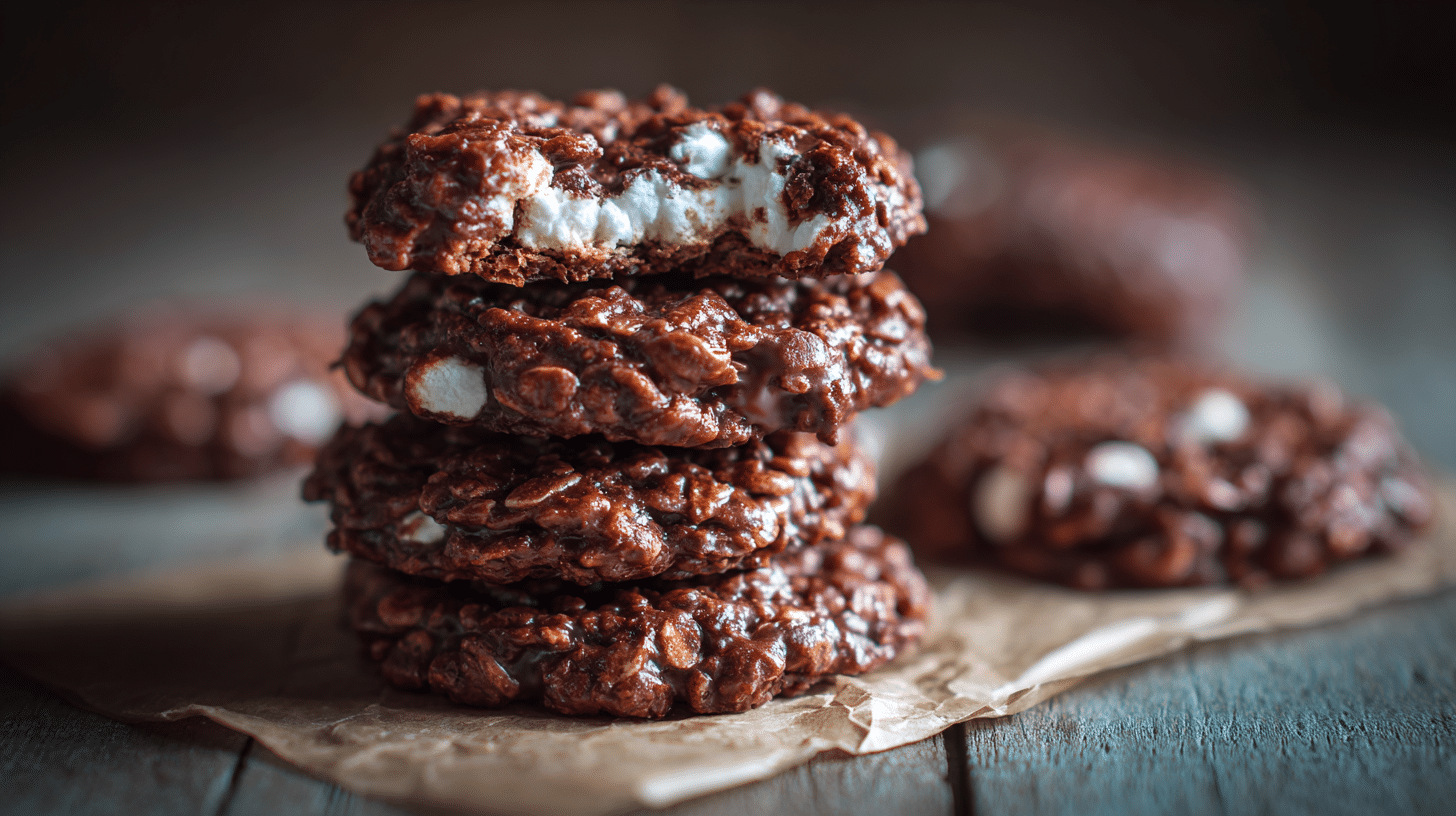 No-Bake Cookies with Marshmallows Kids Will Go Crazy For