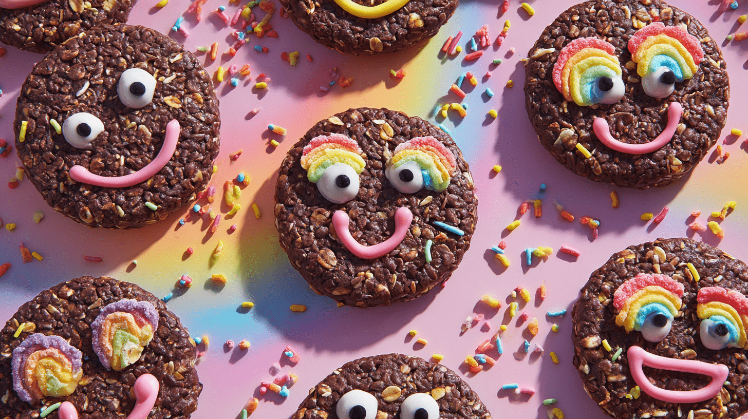 Cartoon-Inspired No-Bake Cookies Kids Will Go Crazy For
