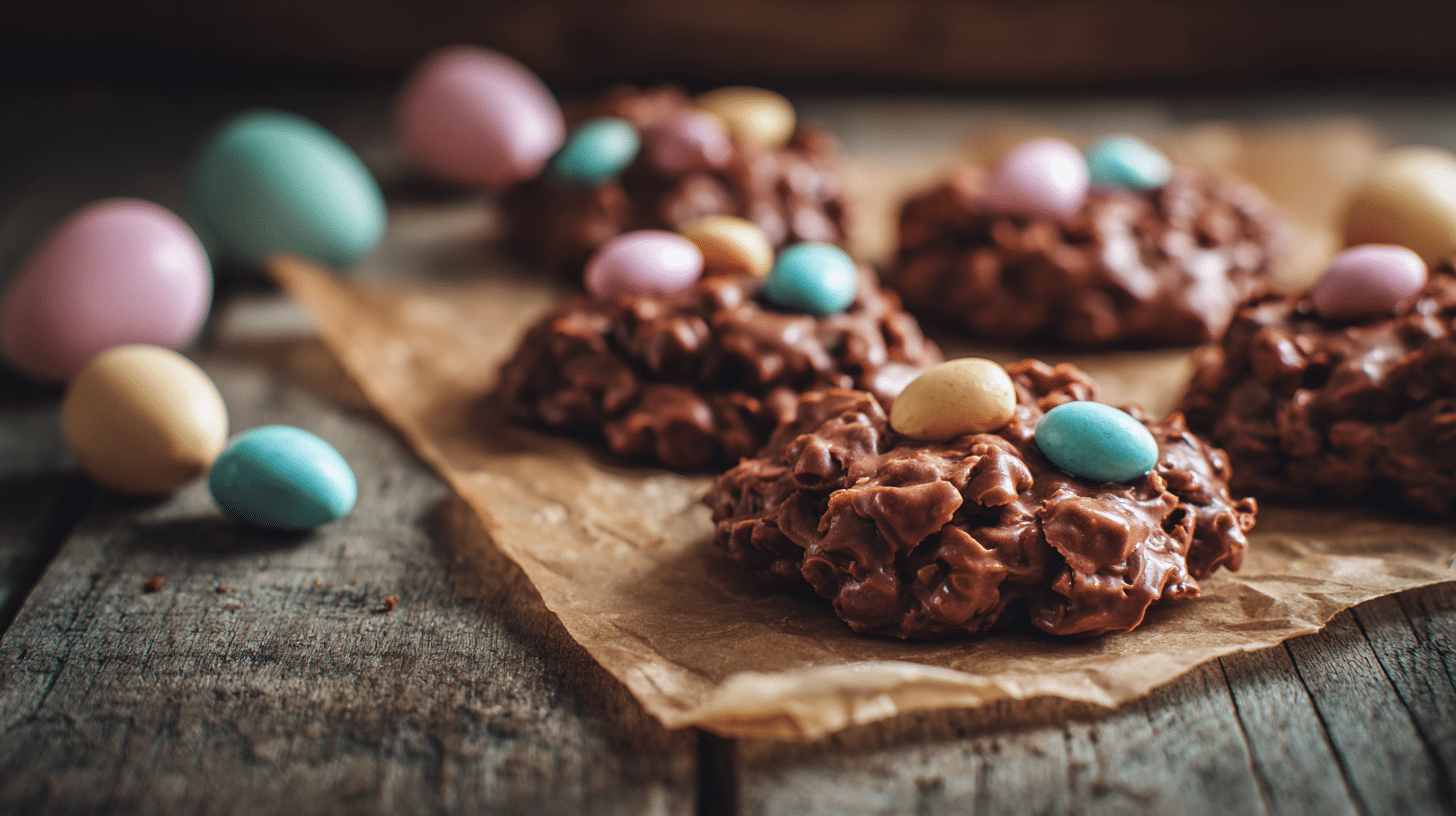 Chocolate Easter No Bake Cookies – Rich, Chewy & Ready in 20 Minutes