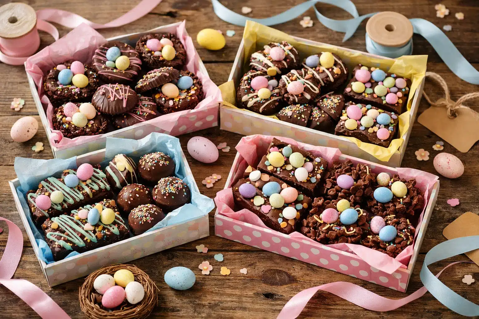 Home 6 No-Bake Easter Sweets for Gifting Ideas – Ready in 15 Minutes