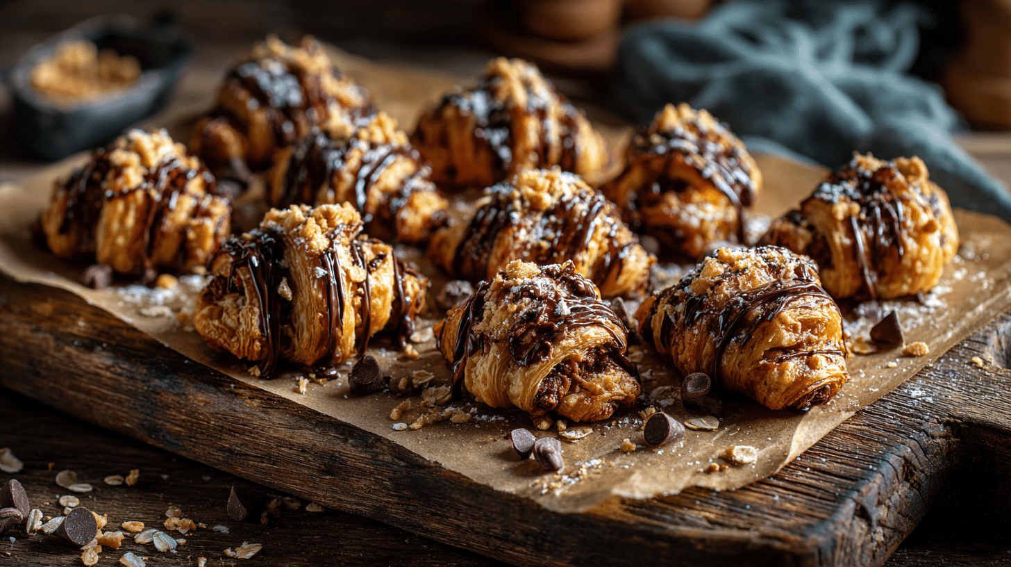 No Bake Cookie Croissant Bites: A Flaky, Fudgy Mashup You’ll Love