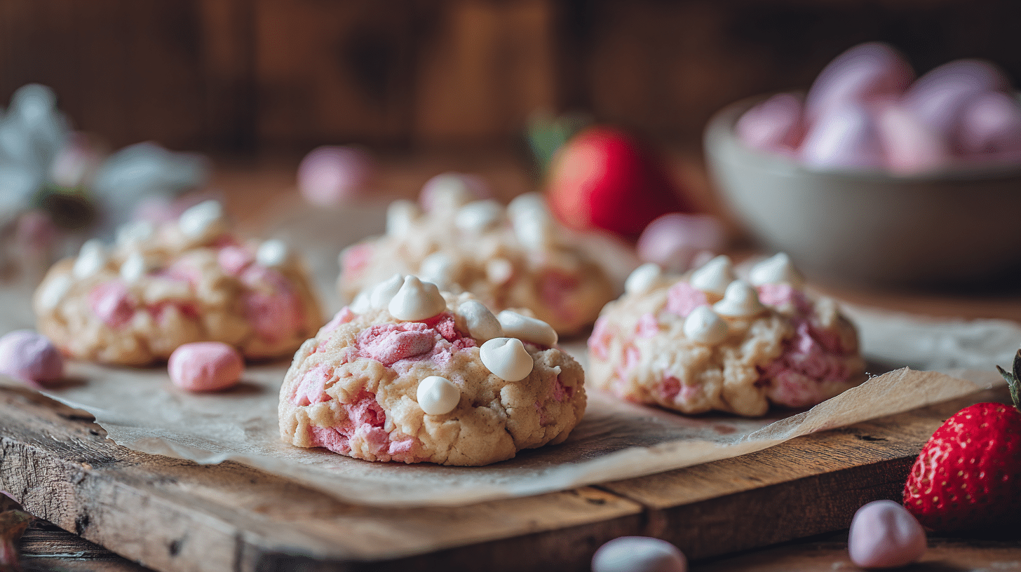 Strawberry Cream Easter Dessert – No-Bake Cookies in 15 Minutes