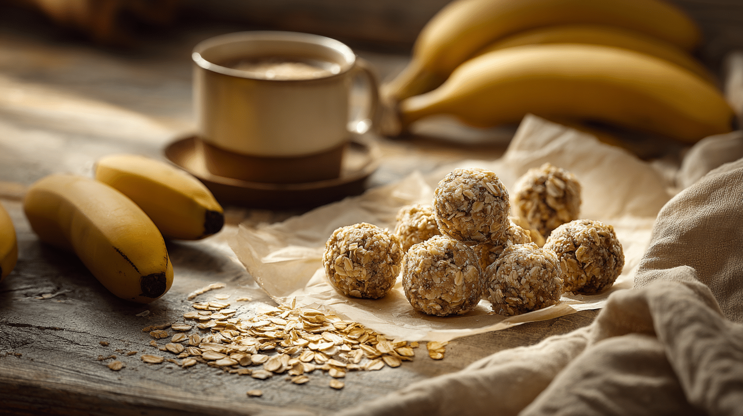 No-Bake Banana Oatmeal Energy Bites – Soft & Ready in 15 Minutes