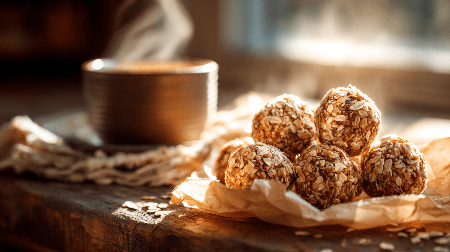 No-Bake Coffee & Oatmeal Energy Bites – Ready in 15 Minutes