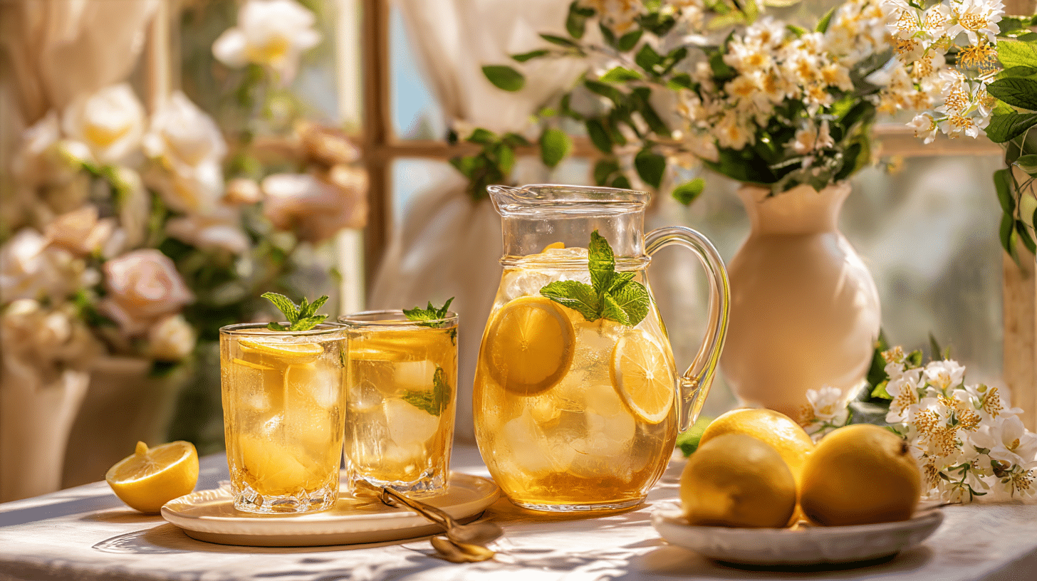 Honey Lemon Easter Drinks – Light & Naturally Sweet Spring Refreshers