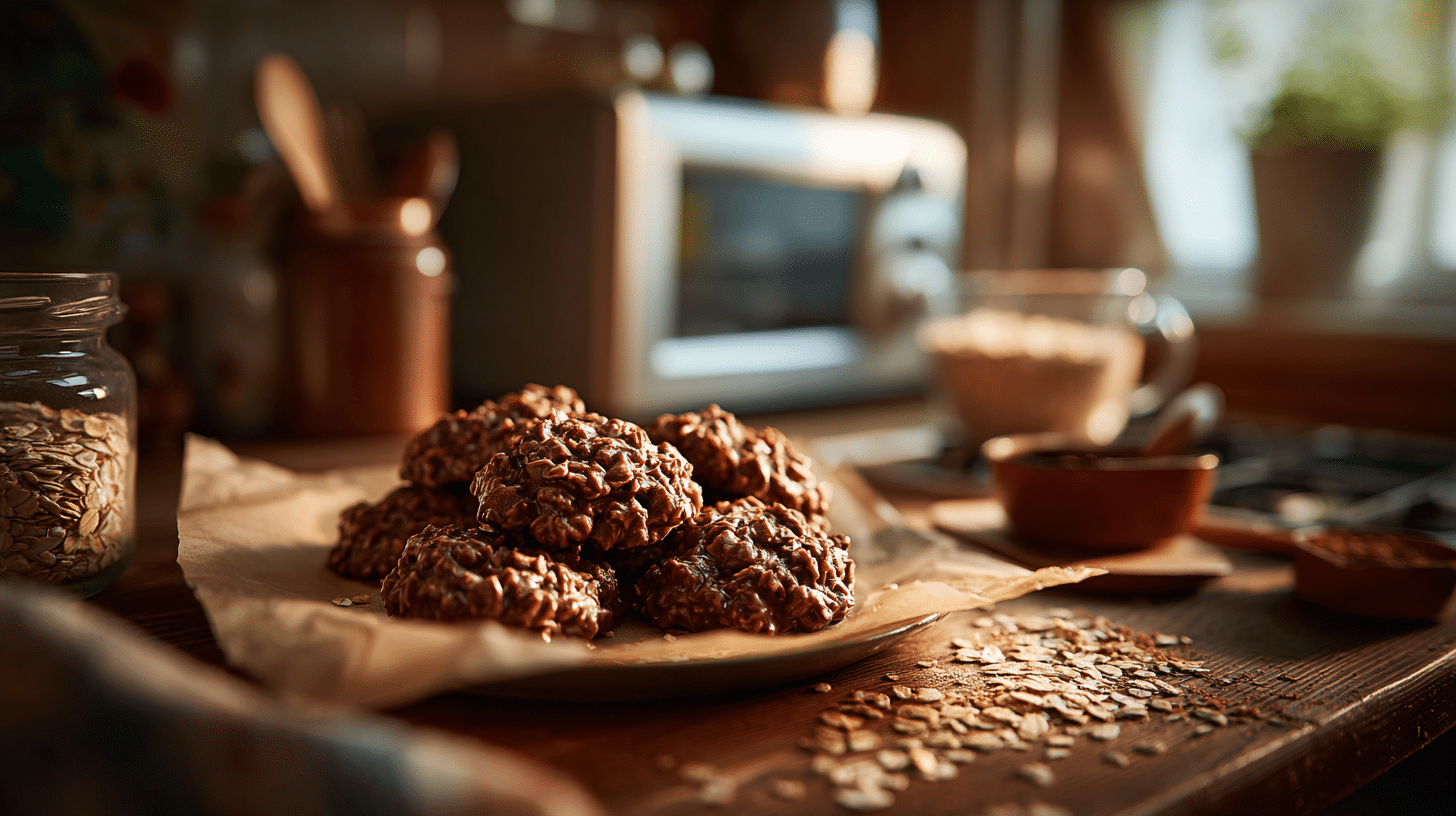 Microwave No-Bake Cookies – Ready in 10 Minutes