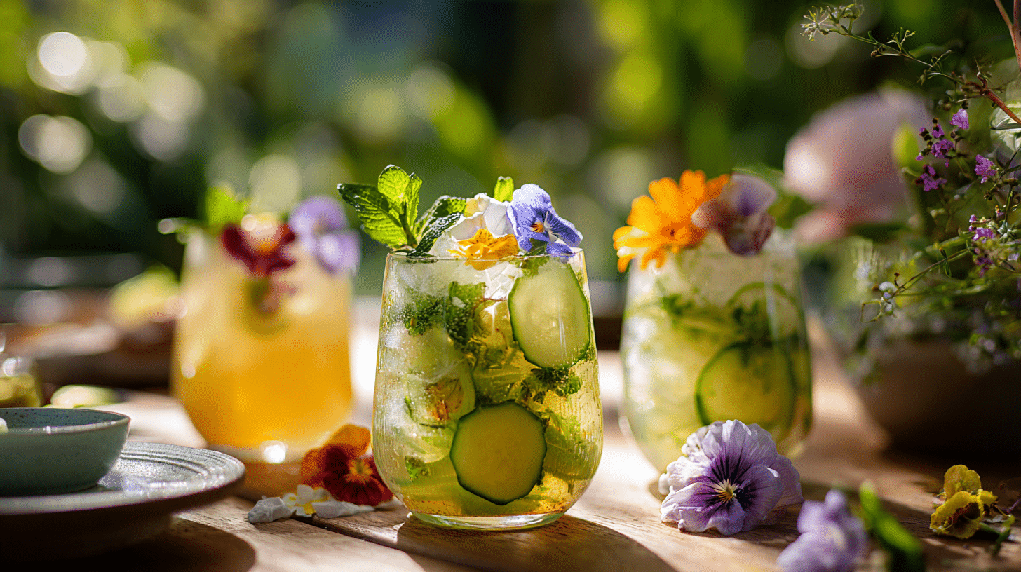 Spring Garden Mocktails – Fresh & Refreshing Herbal Drinks