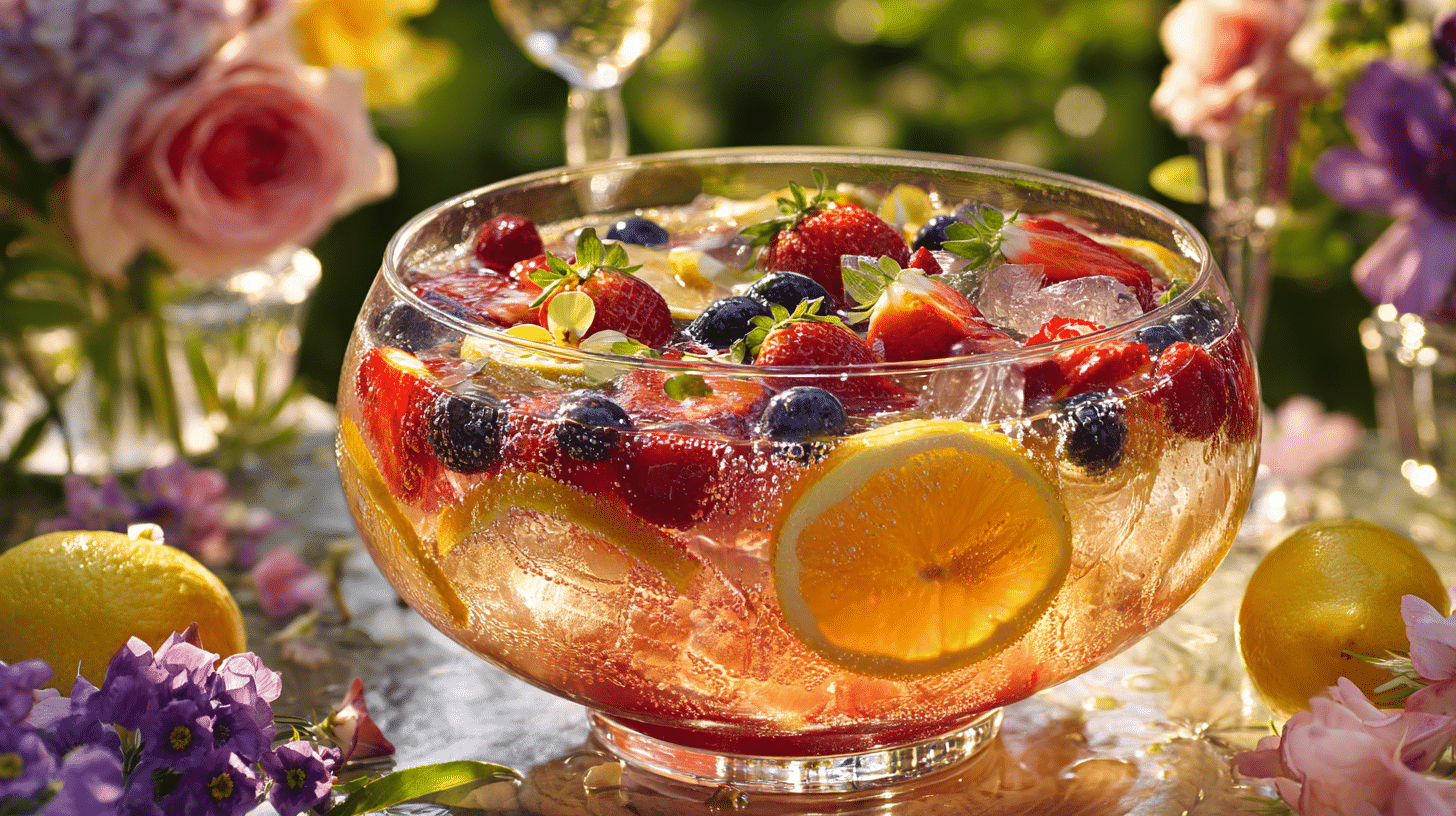 Party Punch Recipes Spring – Fresh & Fruity Crowd Drinks